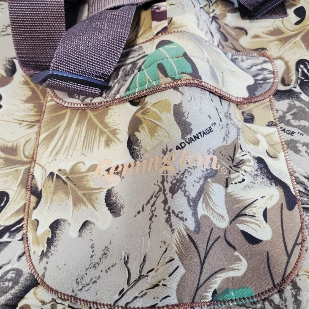 Remington Advantage Camo Neoprene Chest Waders Men's‎ Medium Bootfoot Hunting